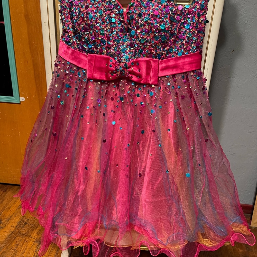Colorful formal dress!